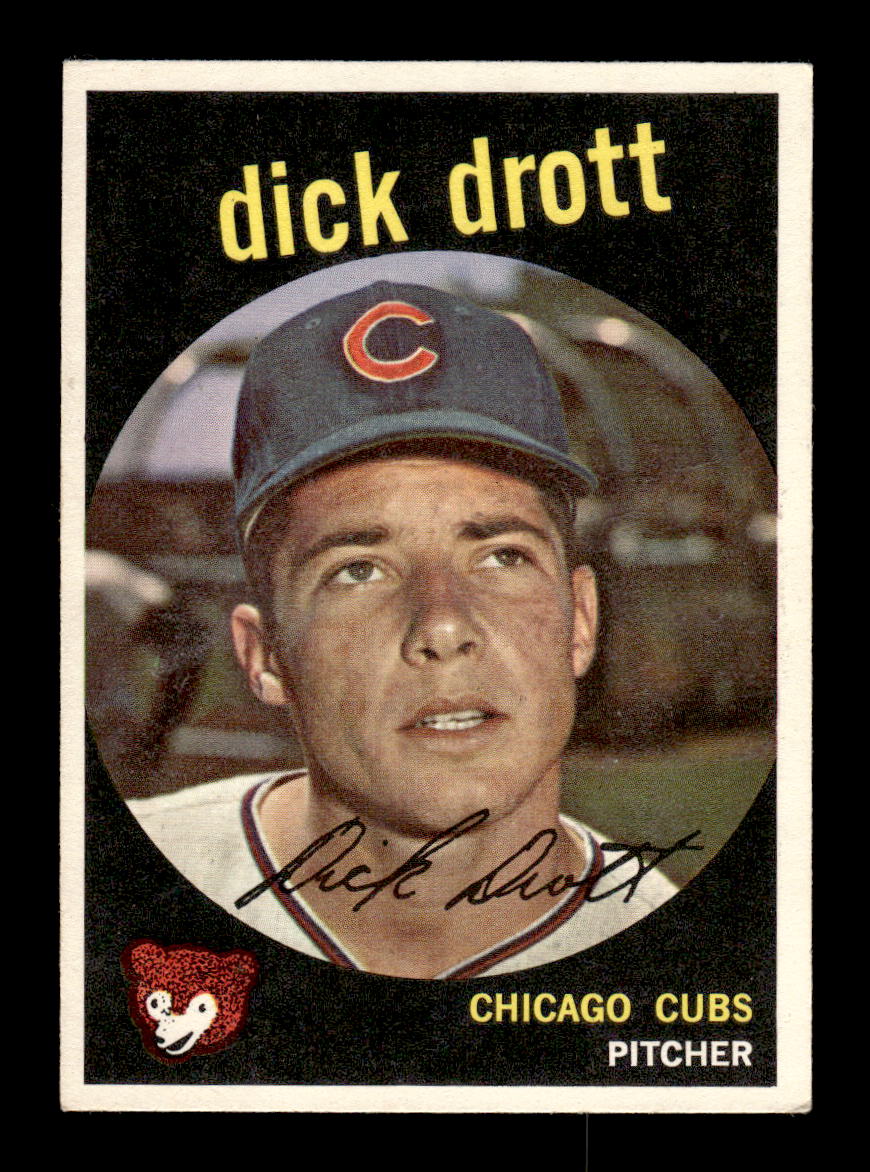 1959 Topps #15 Dick Drott Chicago Cubs EXMT KC10009074