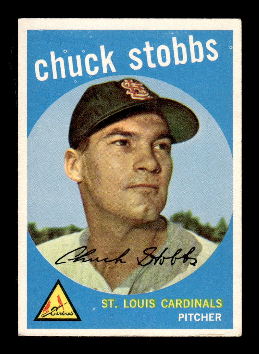 1959 Topps #26 Chuck Stobbs St. Louis Cardinals EXMT KC10009085 – Hall ...