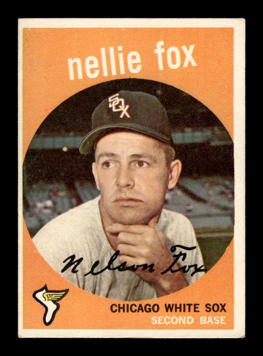 1959 Topps #30 Nellie Fox Chicago White Sox EXMT KC10009089