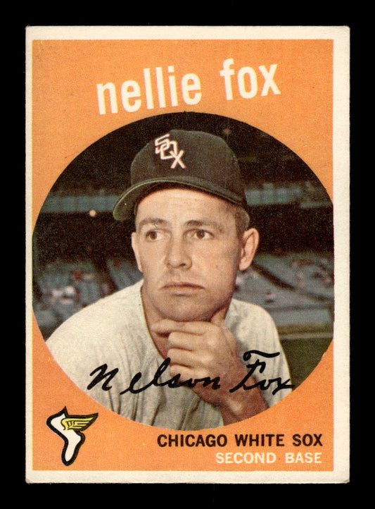 1959 Topps #30 Nellie Fox Chicago White Sox EXMT KC10009089