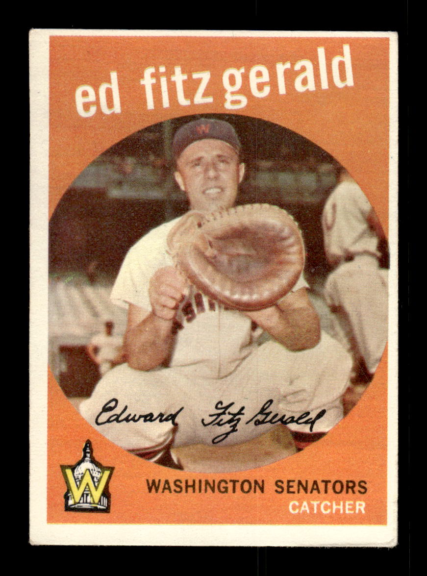 1959 Topps #33 Ed Fitzgerald Washington Senators EX KC10009092
