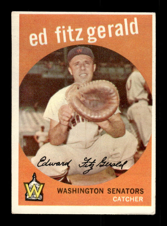 1959 Topps #33 Ed Fitzgerald Washington Senators EX KC10009092