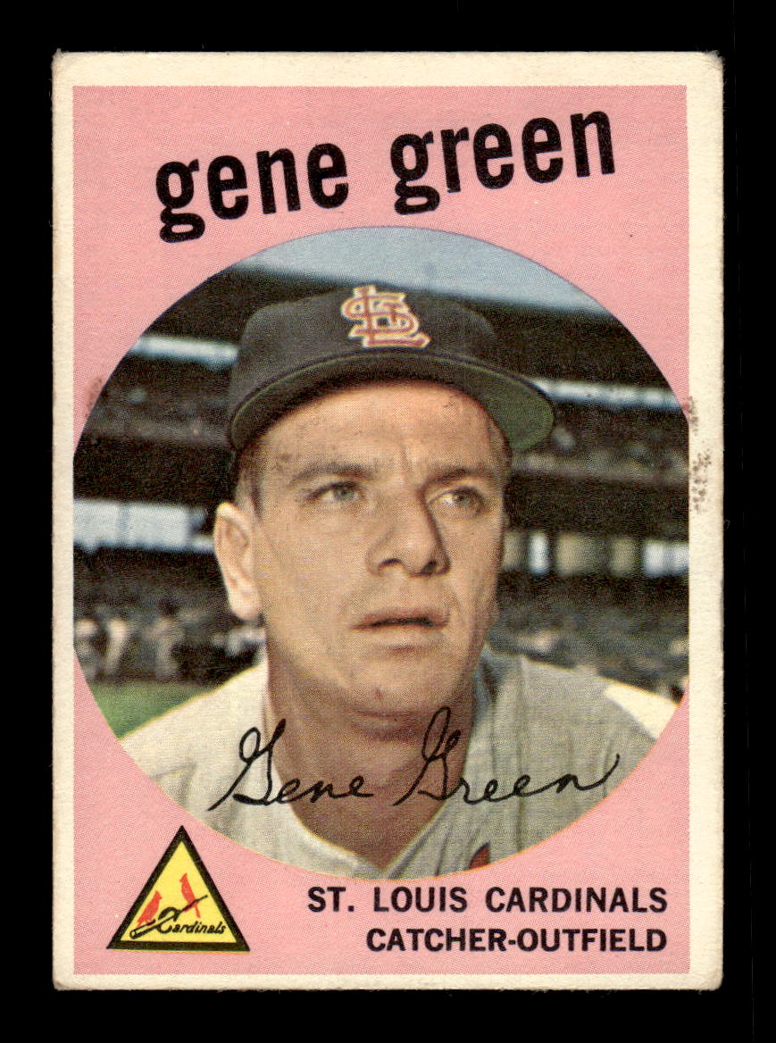 1959 Topps #37 Gene Green St. Louis Cardinals EX KC10009096