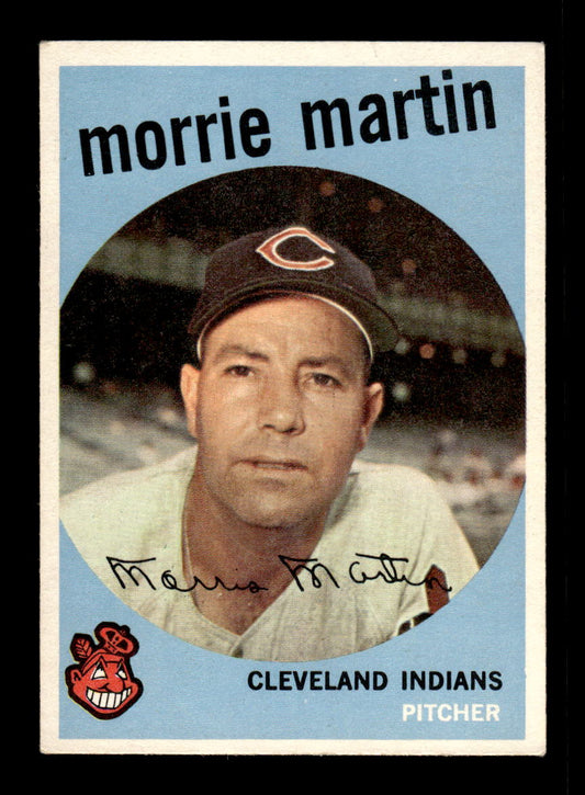 1959 Topps #38 Morrie Martin Cleveland Indians EX KC10009097