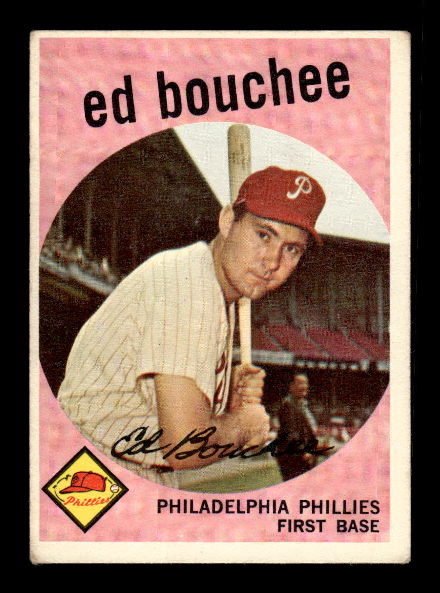 1959 Topps #39 Ed Bouchee Philadelphia Phillies EX KC10009098