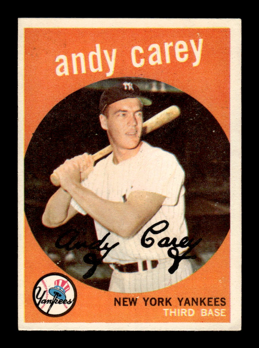 1959 Topps #45 Andy Carey New York Yankees EXMT KC10009104