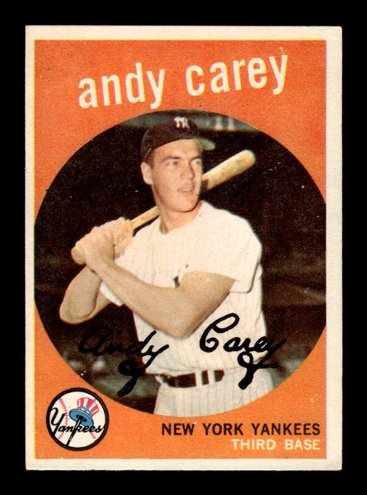 1959 Topps #45 Andy Carey New York Yankees EXMT KC10009104