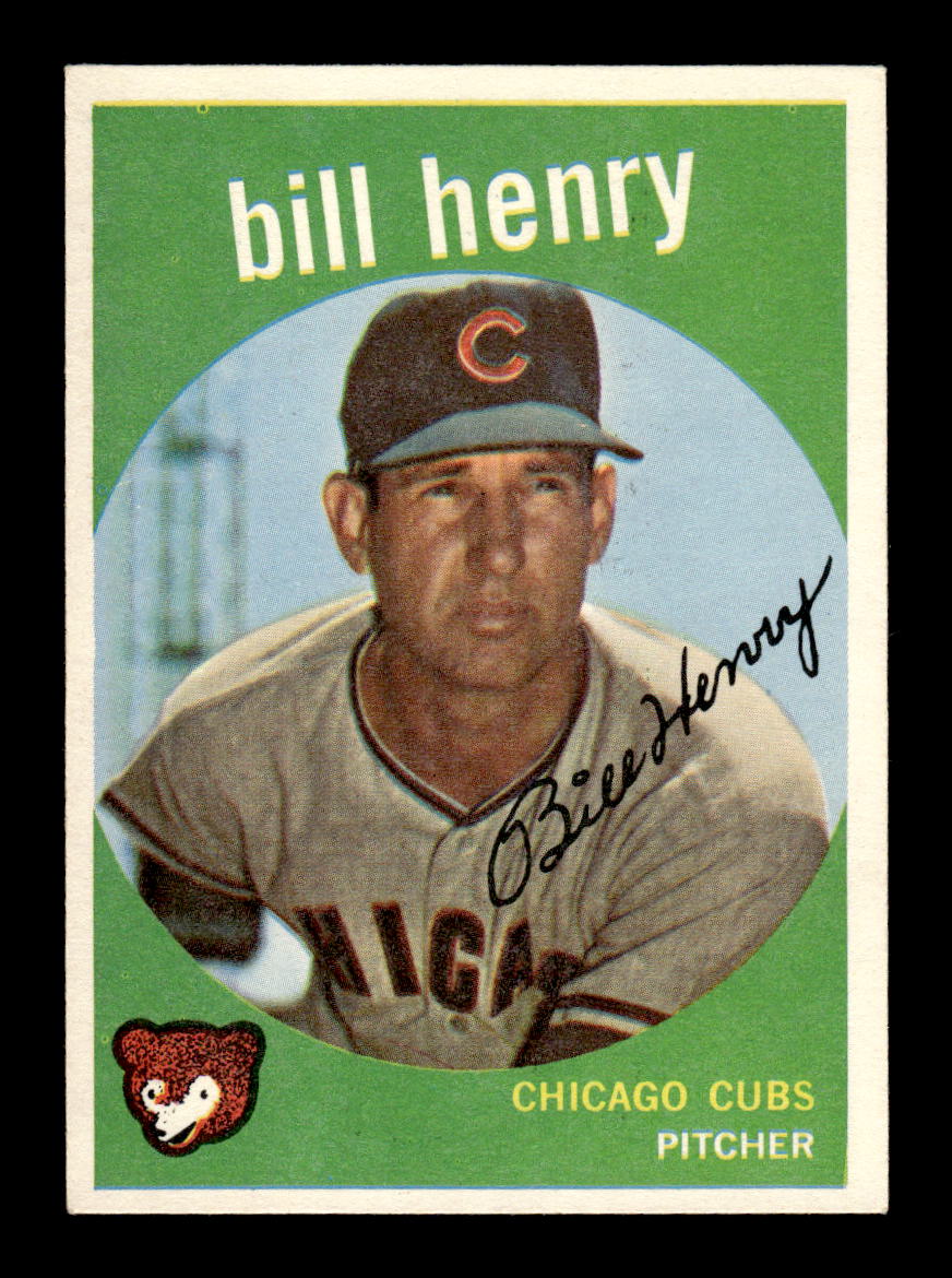 1959 Topps #46 Bill Henry Chicago Cubs EXMT KC10009105