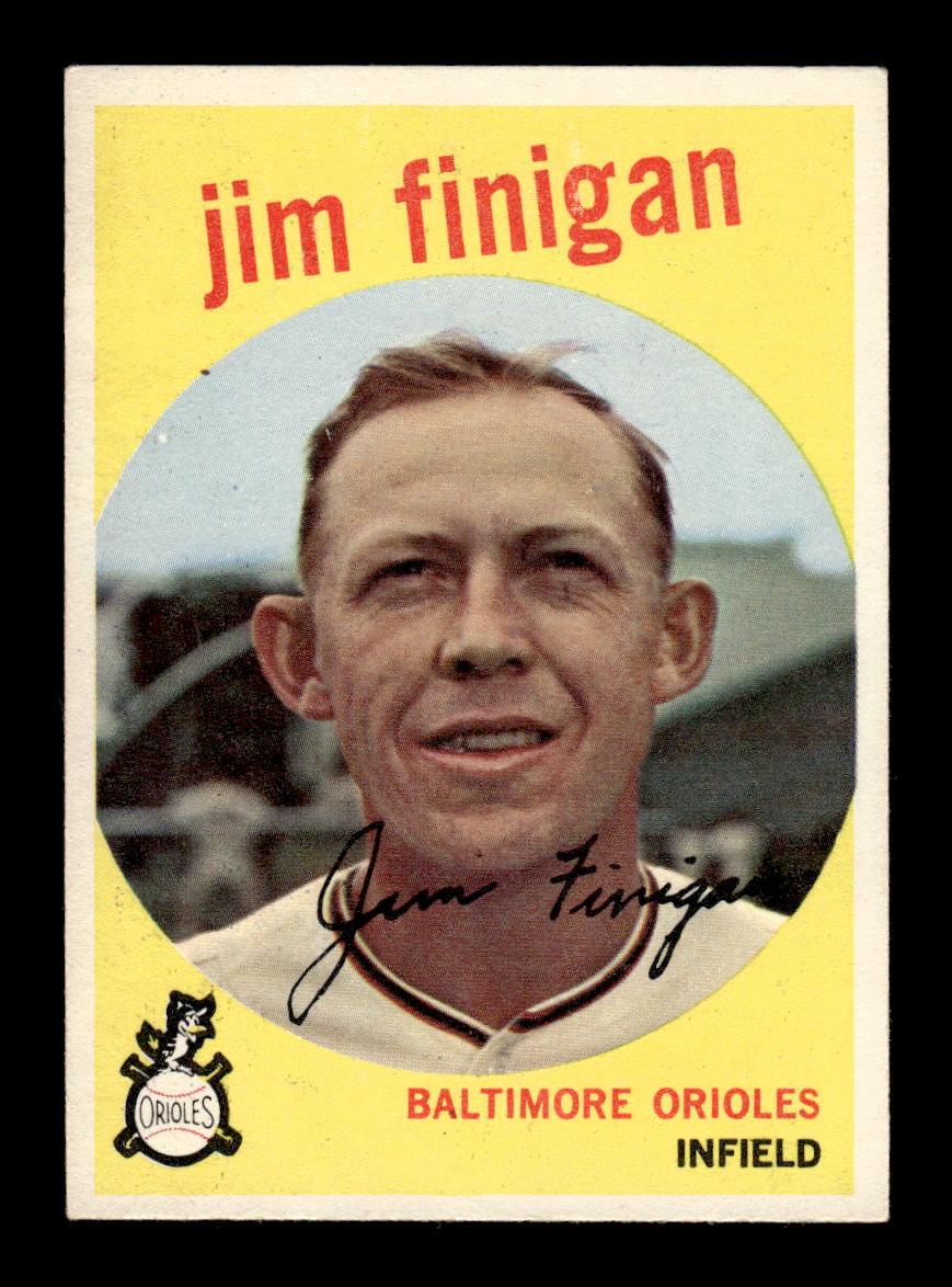 1959 Topps #47 Jim Finigan Baltimore Orioles EXMT KC10009106