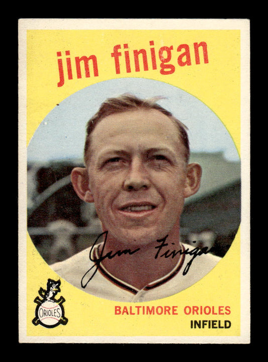 1959 Topps #47 Jim Finigan Baltimore Orioles EXMT KC10009106