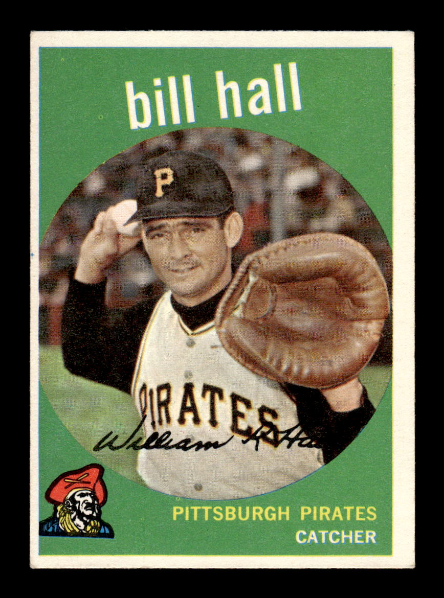 1959 Topps #49 Bill Hall Pittsburgh Pirates EXMT KC10009107