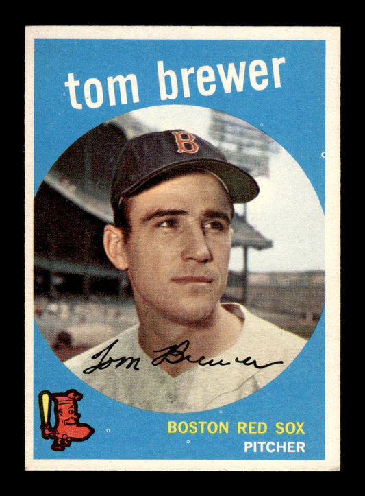 1959 Topps #55 Tom Brewer Boston Red Sox EXMT KC10009112