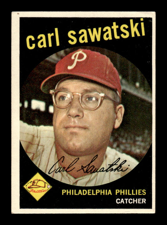 1959 Topps #56 Carl Sawatski Philadelphia Phillies EXMT KC10009113