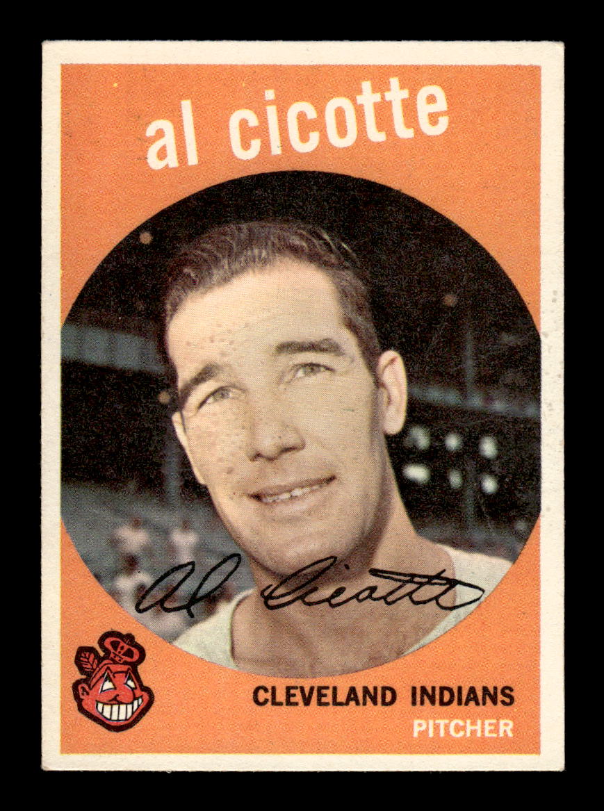 1959 Topps #57 Al Cicotte Cleveland Indians EXMT KC10009114