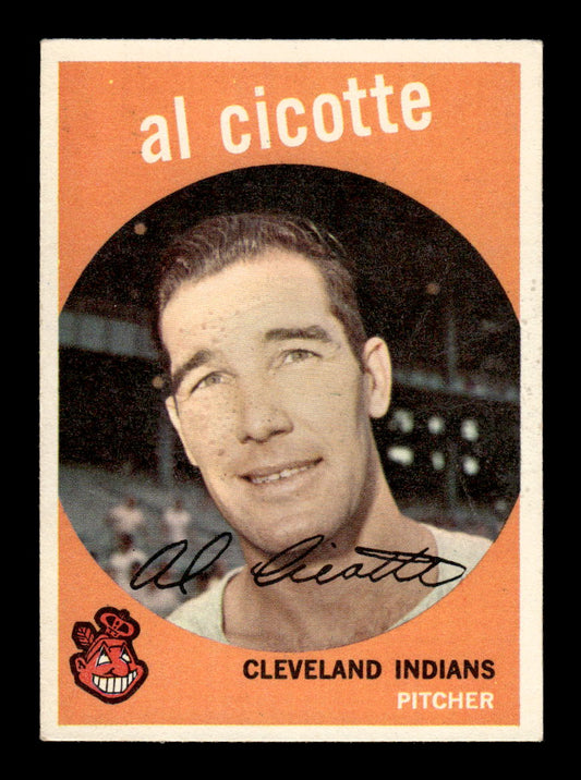 1959 Topps #57 Al Cicotte Cleveland Indians EXMT KC10009114