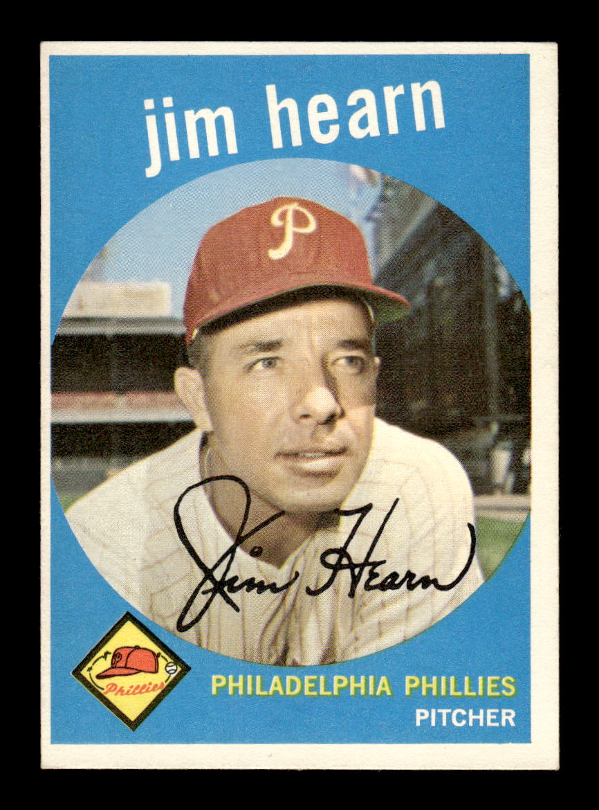 1959 Topps #63 Jim Hearn Philadelphia Phillies EXMT KC10009120