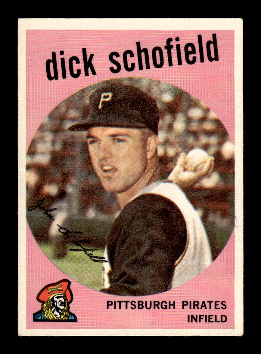 1959 Topps #68 Dick Schofield Pittsburgh Pirates EXMT KC10009125
