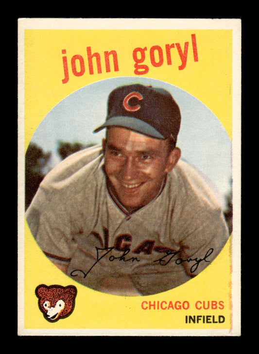 1959 Topps #77 John Goryl Chicago Cubs EXMT KC10009133