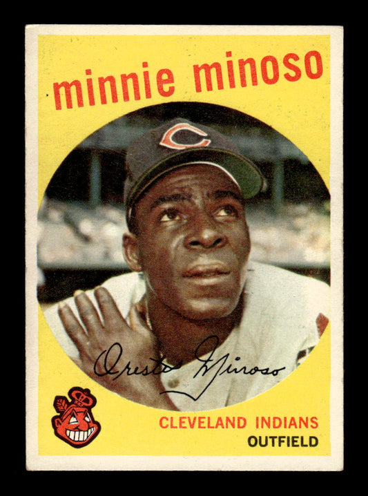 1959 Topps #80 Minnie Minoso Cleveland Indians EXMT KC10009136