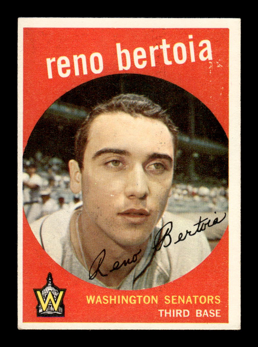 1959 Topps #84 Reno Bertoia Washington Senators EXMT KC10009139