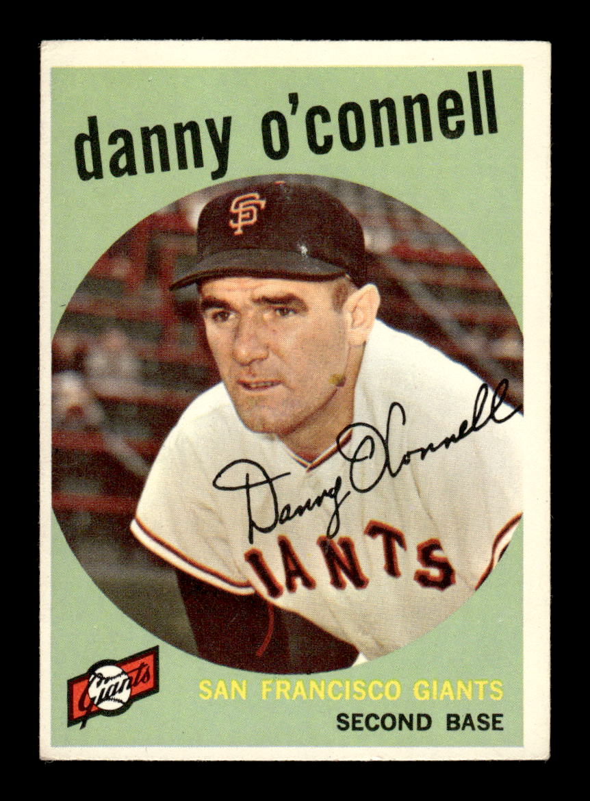 1959 Topps #87 Danny O'Connell San Francisco Giants EXMT KC10009141