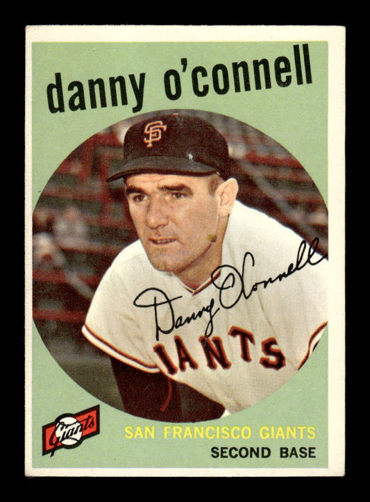1959 Topps #87 Danny O'Connell San Francisco Giants EXMT KC10009141