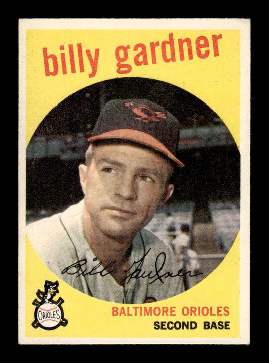 1959 Topps #89 Billy Gardner Baltimore Orioles EXMT KC10009142