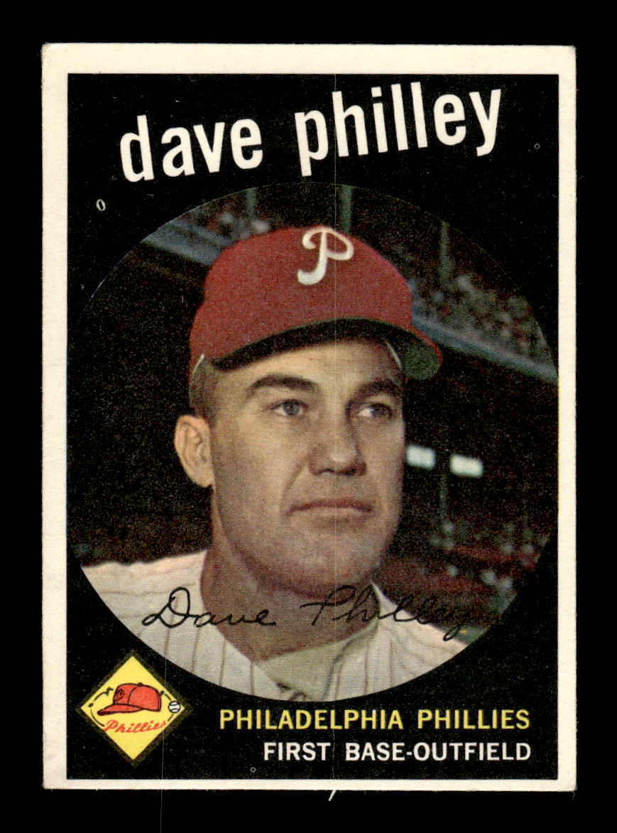1959 Topps #92 Dave Philley Philadelphia Phillies EXMT KC10009145
