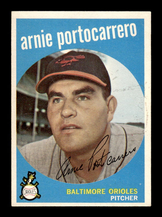 1959 Topps #98 Arnie Portocarrero Baltimore Orioles EXMT KC10009150