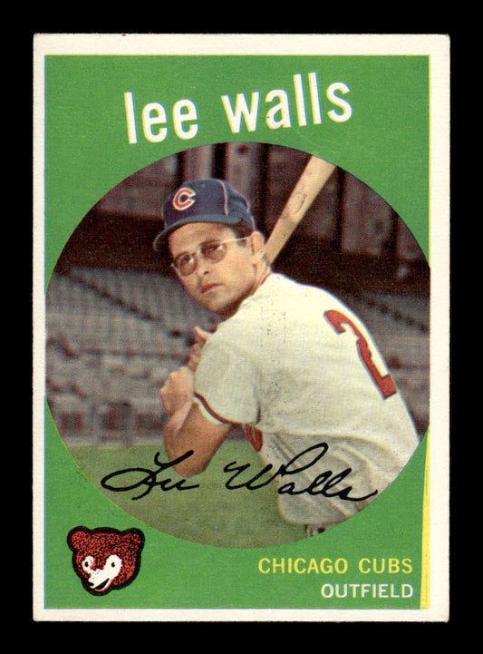 1959 Topps #105 Lee Walls Chicago Cubs EXMT KC10009154