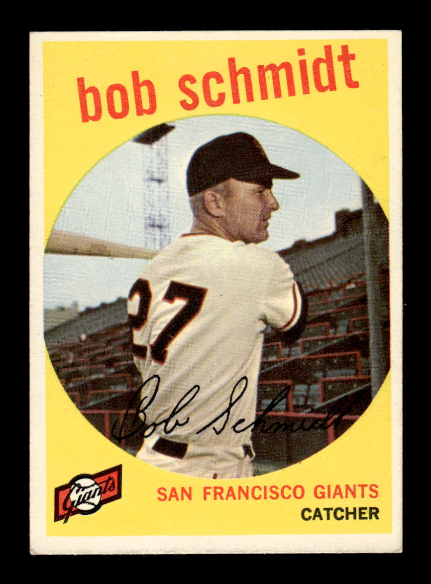 1959 Topps #109 Bob Schmidt San Francisco Giants NMT KC10009158