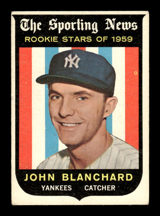 1959 Topps #117 John Blanchard New York Yankees EXMT KC10009166