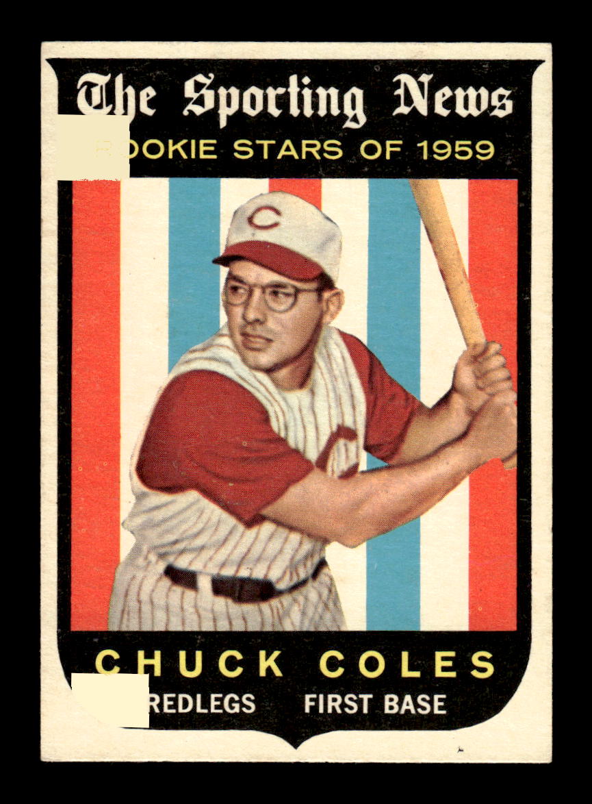 1959 Topps #120 Chuck Coles Cincinnati Redlegs EXMT KC10009169