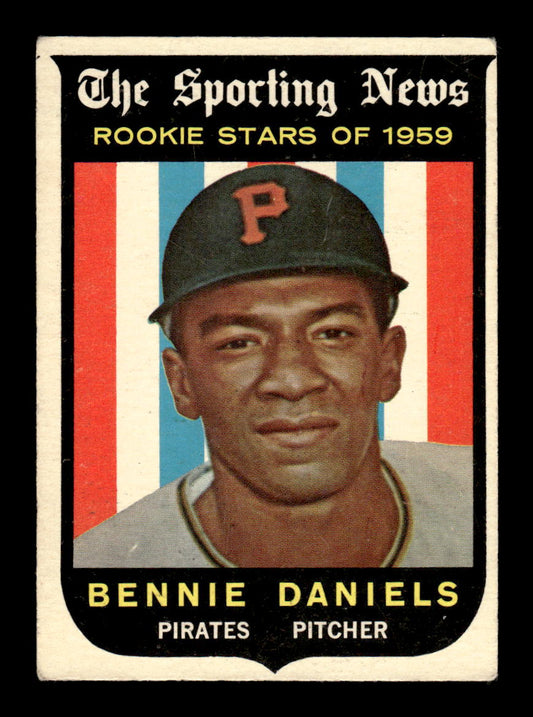 1959 Topps #122 Bennie Daniels Pittsburgh Pirates EXMT KC10009171