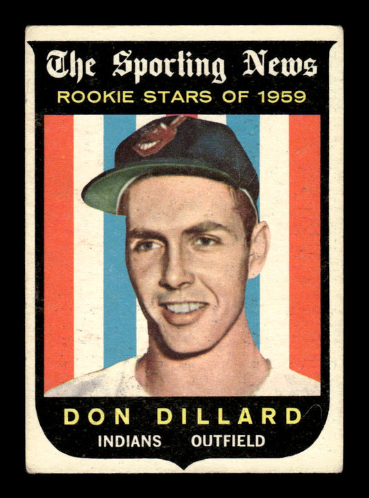 1959 Topps #123 Don Dillard Cleveland Indians EX KC10009172