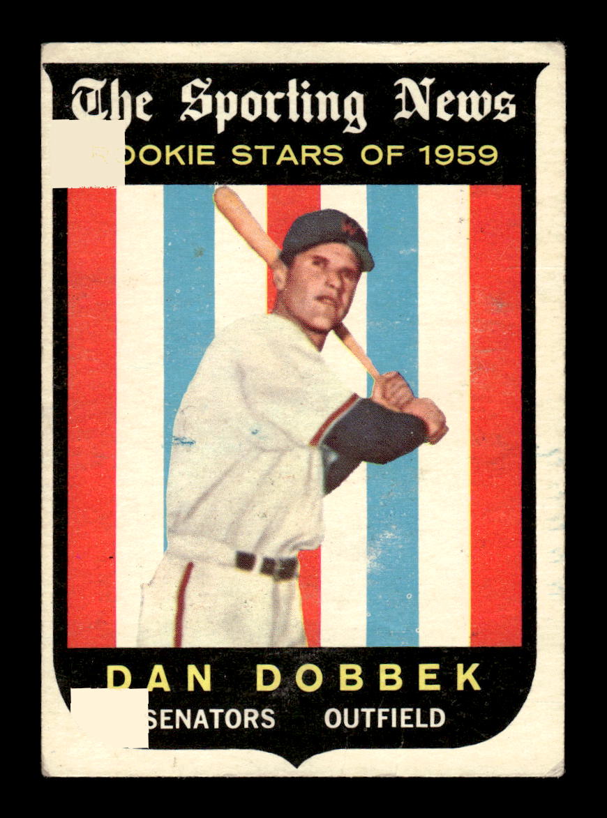 1959 Topps #124 Dan Dobbek Washington Senators EXMT KC10009173