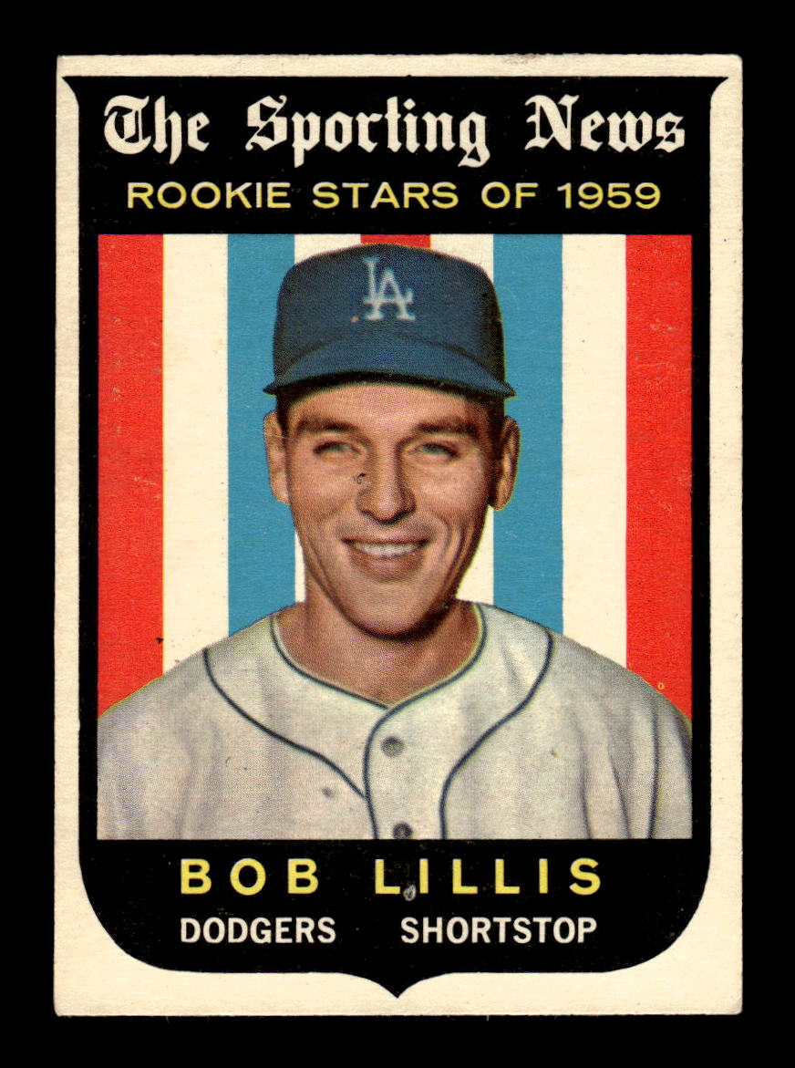 1959 Topps #133 Bob Lillis Los Angeles Dodgers EXMT KC10009182