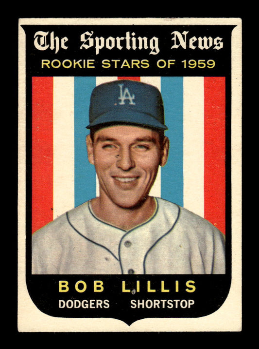 1959 Topps #133 Bob Lillis Los Angeles Dodgers EXMT KC10009182
