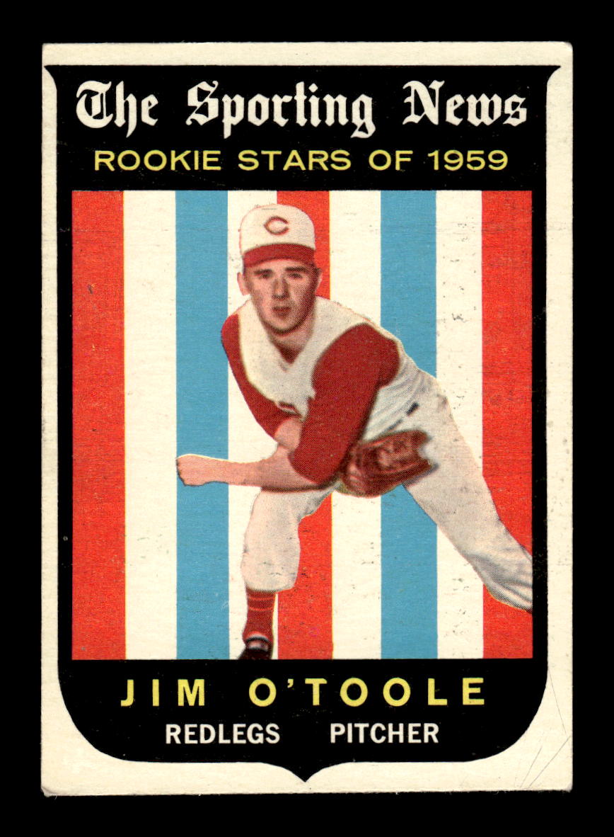 1959 Topps #136 Jim O'Toole Cincinnati Redlegs EXMT KC10009185