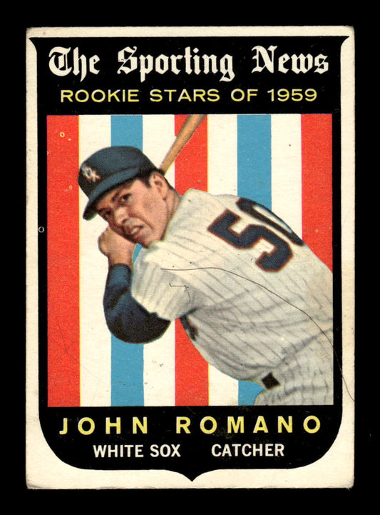 1959 Topps #138 John Romano Chicago White Sox VGEX KC10009187