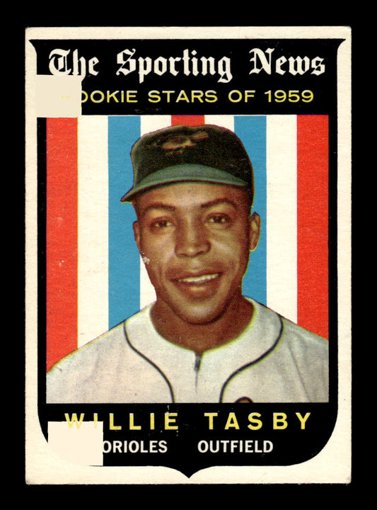 1959 Topps #143 Willie Tasby Baltimore Orioles EXMT KC10009192
