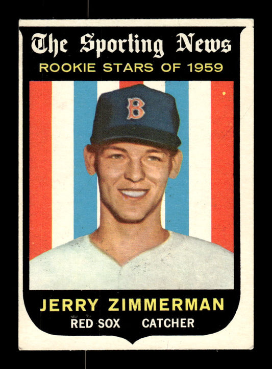 1959 Topps #146 Jerry Zimmerman Boston Red Sox EXMT KC10009195