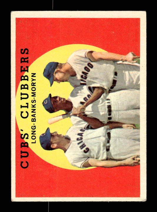 1959 Topps #147 Cubs' Clubbers Long Banks Moryn EXMT KC10009196