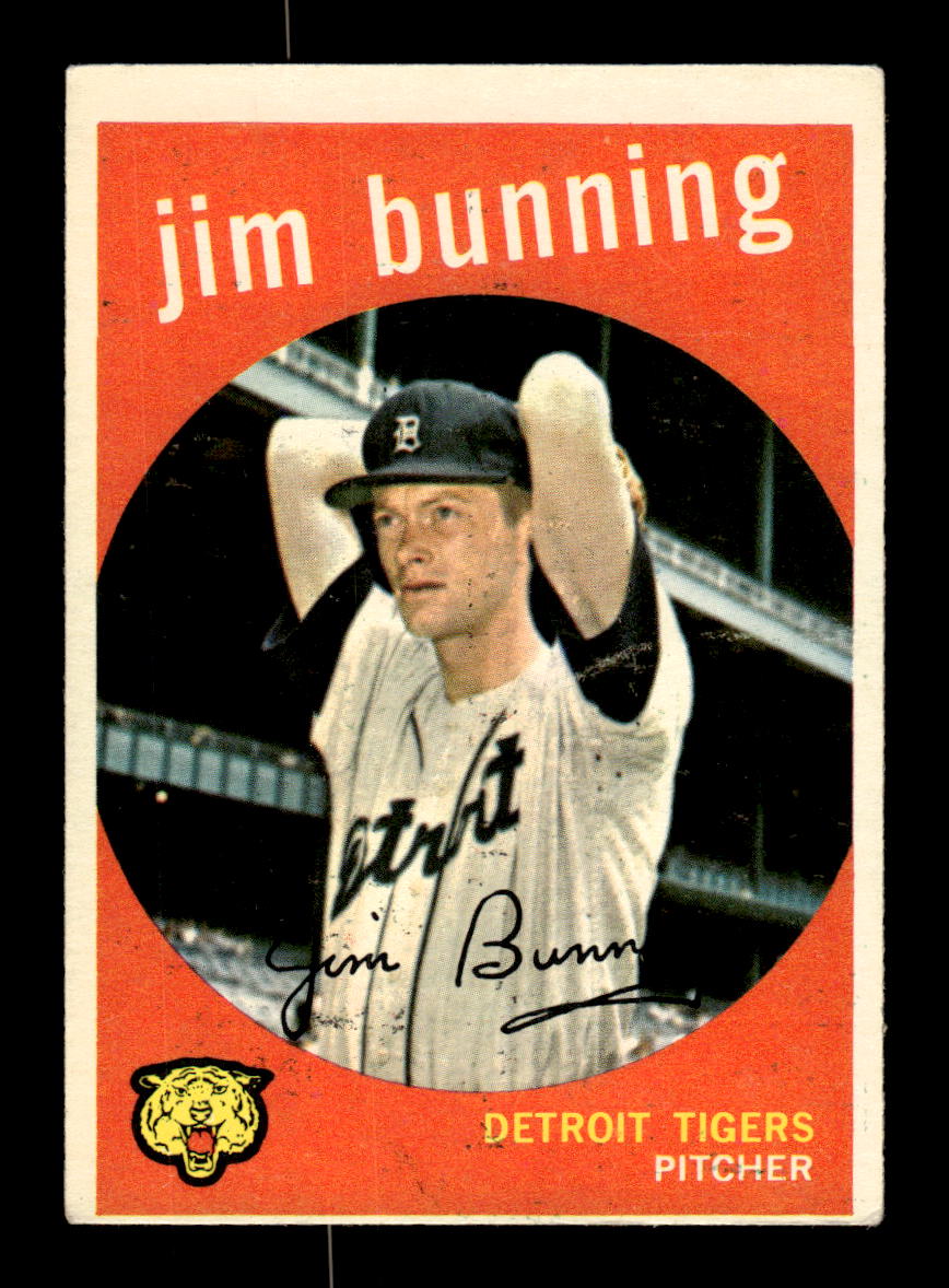 1959 Topps #149 Jim Bunning Detroit Tigers EX KC10009198