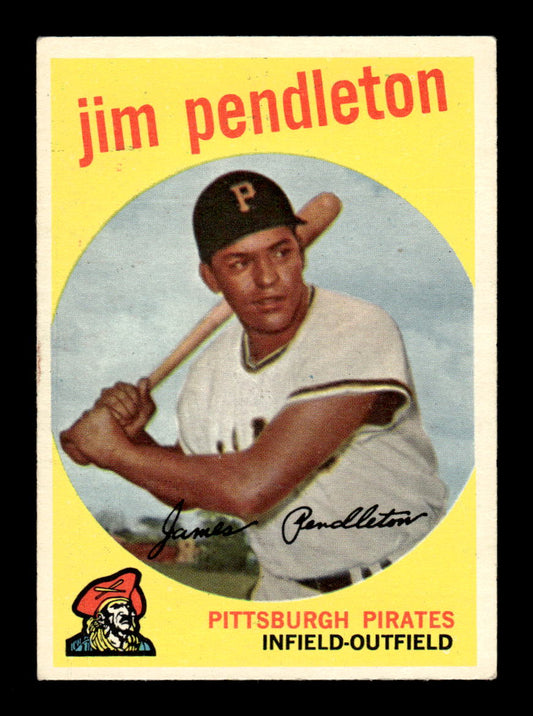 1959 Topps #174 Jim Pendleton Pittsburgh Pirates EXMT KC10009216