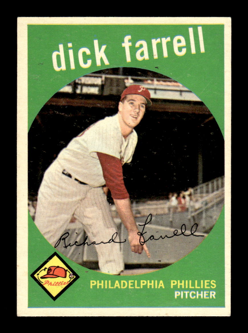 1959 Topps #175 Dick Farrell Philadelphia Phillies EXMT KC10009217