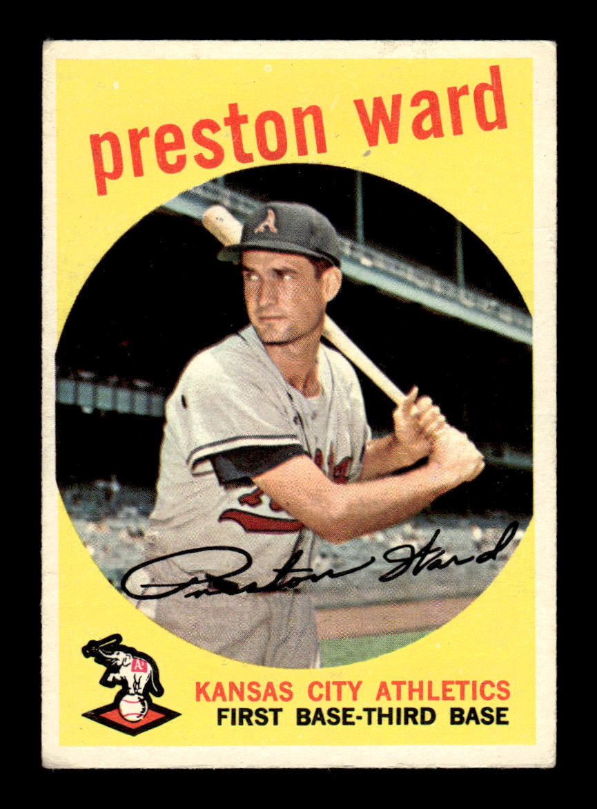 1959 Topps #176 Preston Ward Kansas City Athletics EXMT KC10009218