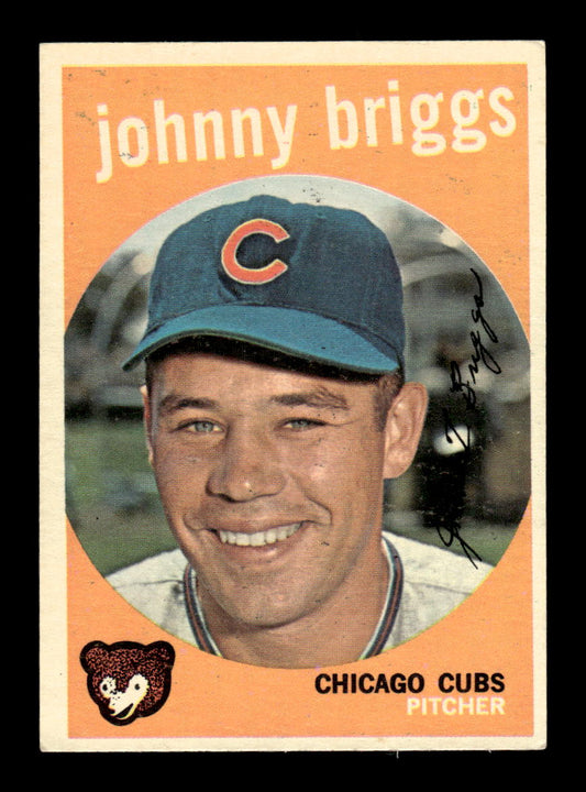 1959 Topps #177 Johnny Briggs Chicago Cubs EXMT KC10009219