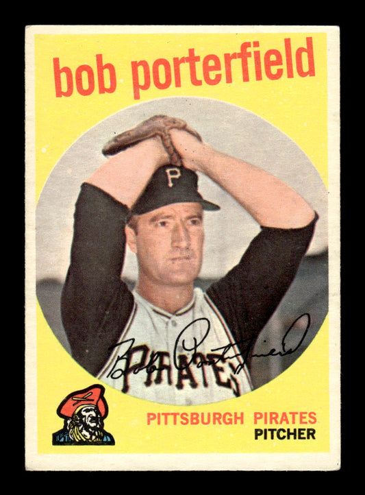 1959 Topps #181 Bob Porterfield Pittsburgh Pirates EXMT KC10009223