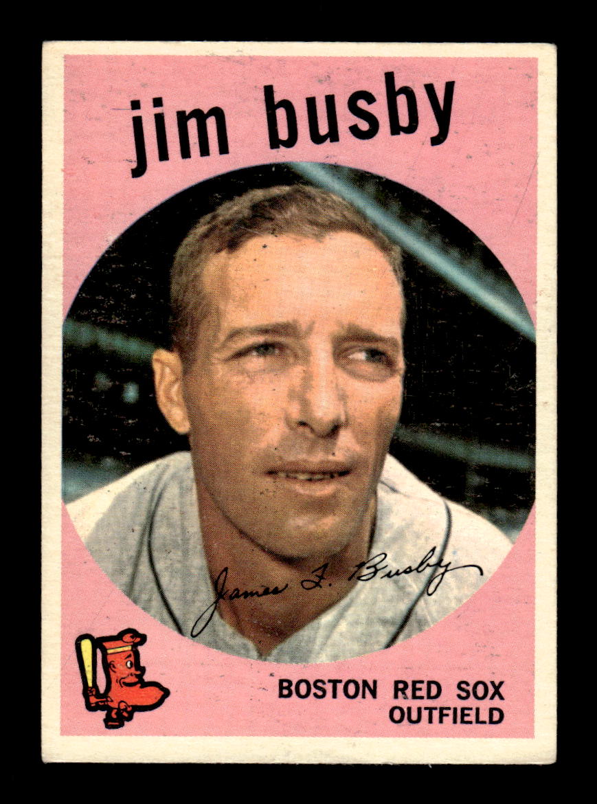 1959 Topps #185 Jim Busby Boston Red Sox EXMT KC10009227